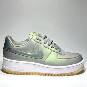 Nike Air Force 1 Upstep Shine Premium LX 8.5 Metallic Green